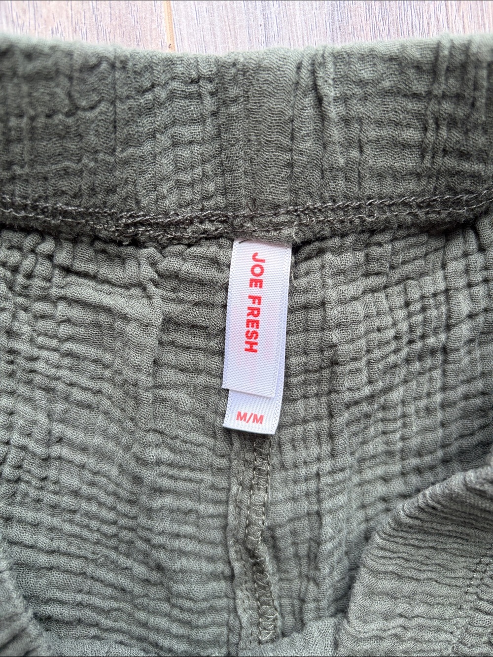 Joe Fresh Olive Green Knit Lounge Shorts - Picture 4 of 4